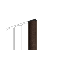 Финишный молдинг LF139B BR354 HI WOOD 34мм х 12мм х 2,7м